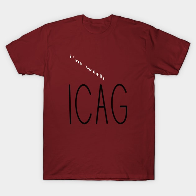 I am With ICAG T-Shirt by your best store